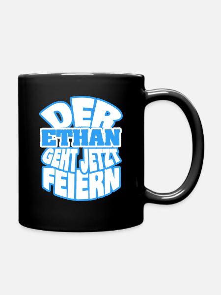 Party Feiern it Ethan - Tasse einfarbig - Schwarz