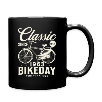 Fan De Vélo 1963 60 Ans Anniversaire Cycliste - Mug uni - noir - Droite
