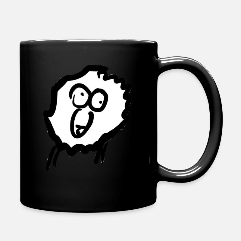 Schaf - Tasse einfarbig - Schwarz