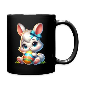 Lapin de Pâques Lapin Mignon - Mug uni - noir - Droite
