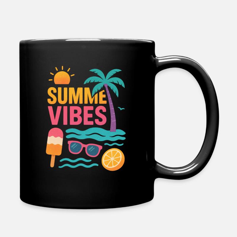 Ambiance estivale - Mug uni - noir