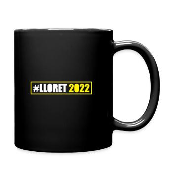 Lloret De Mar 2022 - Tasse einfarbig - Schwarz - Rechts