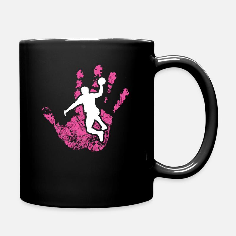 handball - Mug uni - noir