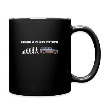 PROUD G CLASS DRIVER T Shirt fur G Klasse Fahrer - Tasse einfarbig - Schwarz - Rechts