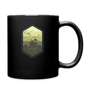 Montagnes Escalade - Mug uni - noir - Droite