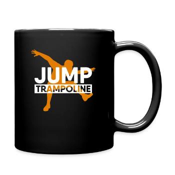 Trampoline Jumping Jump Jumping Gift Sport - Full Colour Mug - black - Right