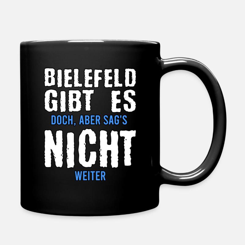 Bielefeld Fan Bielefelder Stadt Geschenk - Tasse einfarbig - Schwarz