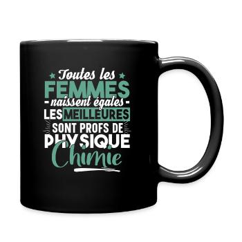 Prof Physique Chimie Professeur Collège Lycée - Mug uni - noir - Droite