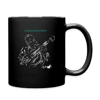 DJANGO REINHARDT JAZZ MANOUCHE - Mug uni - noir - Droite