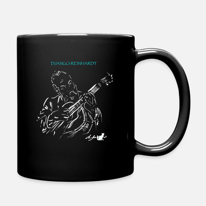 DJANGO REINHARDT JAZZ MANOUCHE - Tasse einfarbig - Schwarz