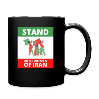 T-shirt femmes IRAN - Stand with women of Iran - Mug uni - noir - Droite