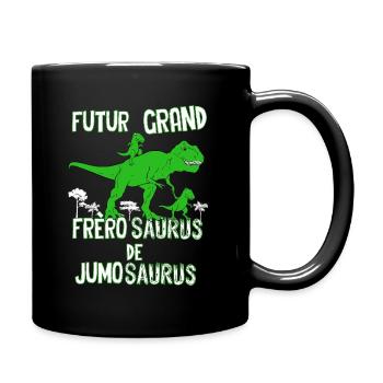 Futur grand frèrosaurus jumosaurus - Mug uni - noir - Droite