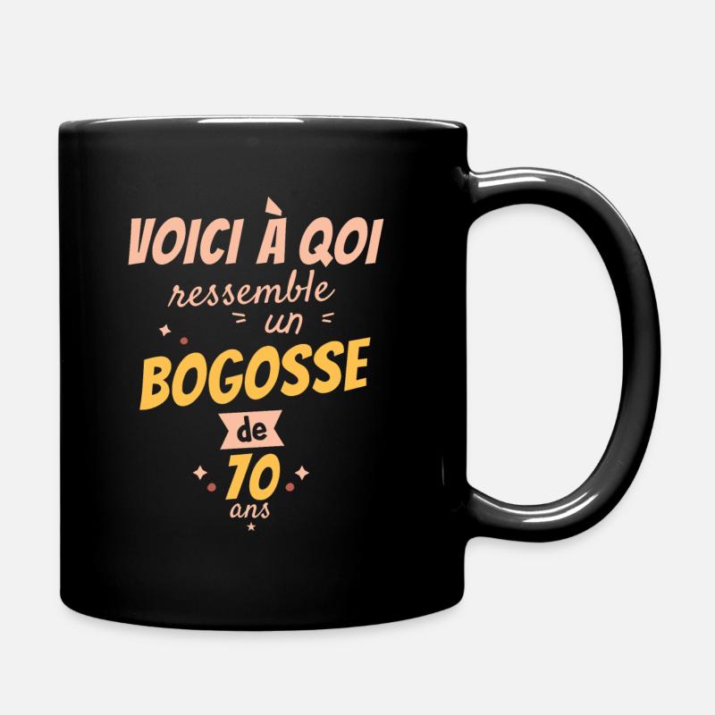 Voici à quoi ressemble un bogosse de 70 Ans - Mug uni - noir