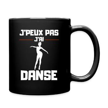 I Can't I Danced - Full Colour Mug - black - Right