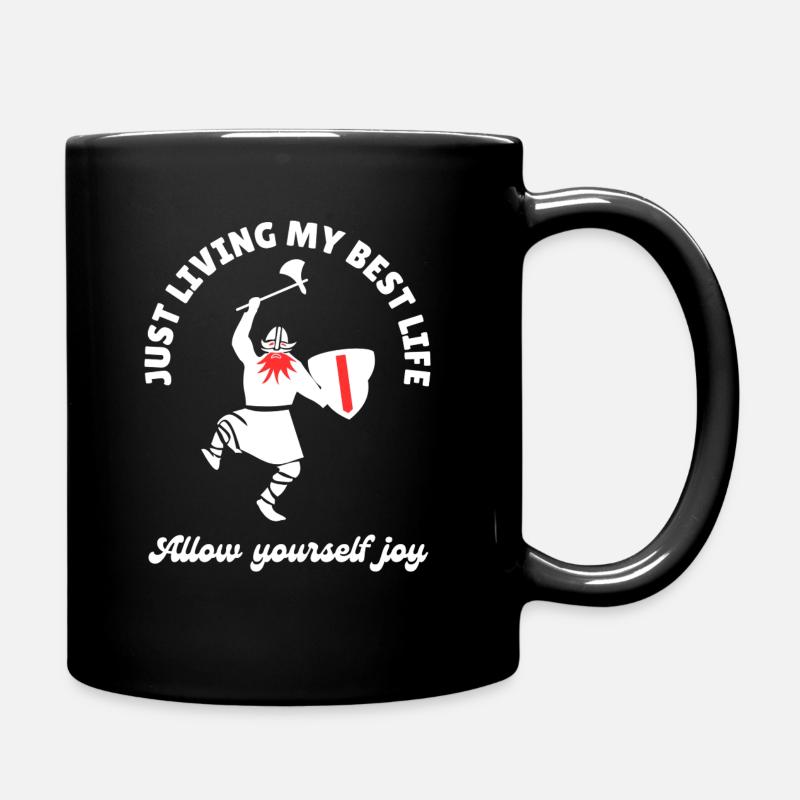 Enjoy - Tasse einfarbig - Schwarz