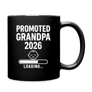 Annonce grossesse Futur papy 2026 Humour - Mug uni - noir - Droite