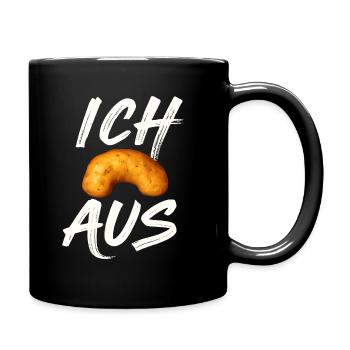 Lustiger Spruch Humor Ich Flip Aus Geschenkidee - Tasse einfarbig - Schwarz - Rechts