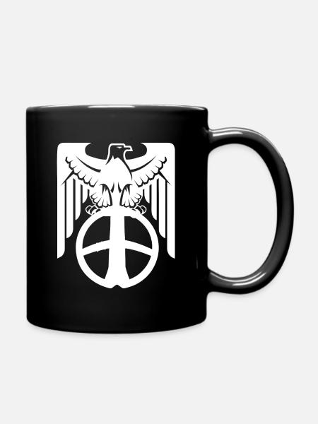 Sondler streetwear aigle avec bobine - Mug uni - noir