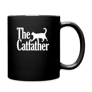 Le cadeau de parrain de chat Catfather L'idée cadeau de parrain - Mug uni - noir - Droite