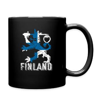 Finland - Full Colour Mug - black - Right