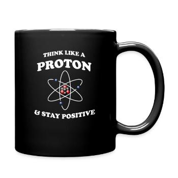 Proton Stay Positive - Full Colour Mug - black - Right