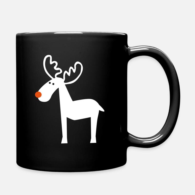 Elch - Tasse einfarbig - Schwarz