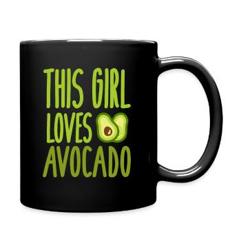 avocat - Mug uni - noir - Droite
