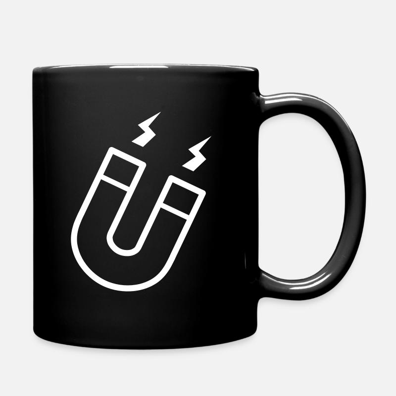 Magnet - Tasse einfarbig - Schwarz