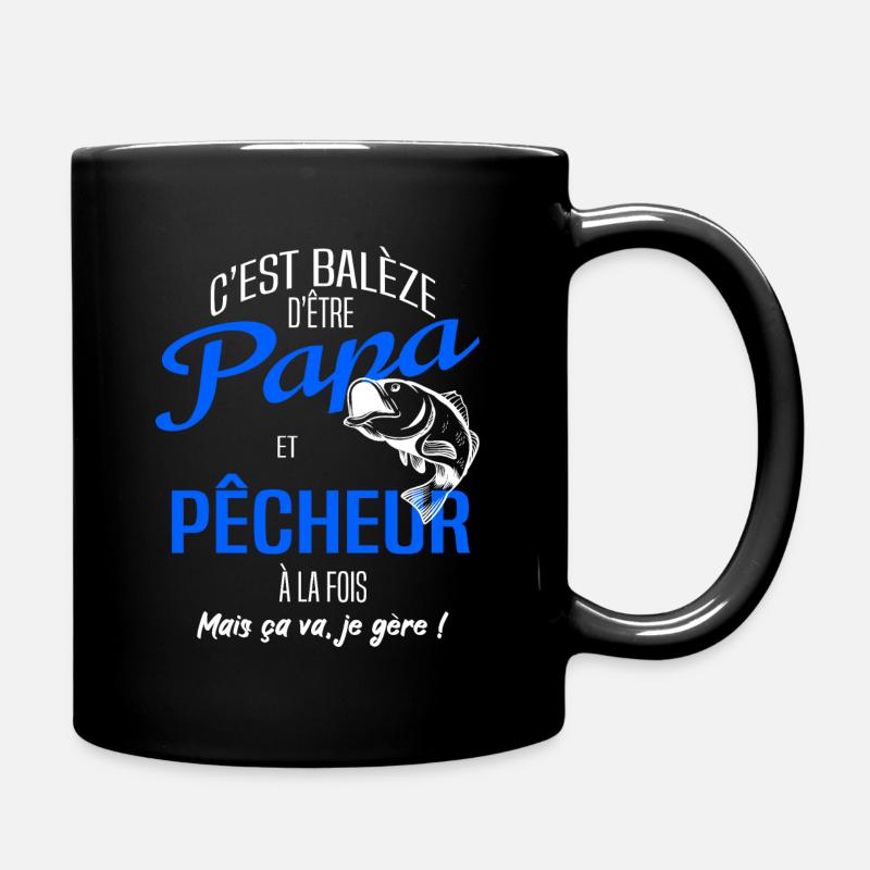 PAPA pêcheur - Mug uni - noir