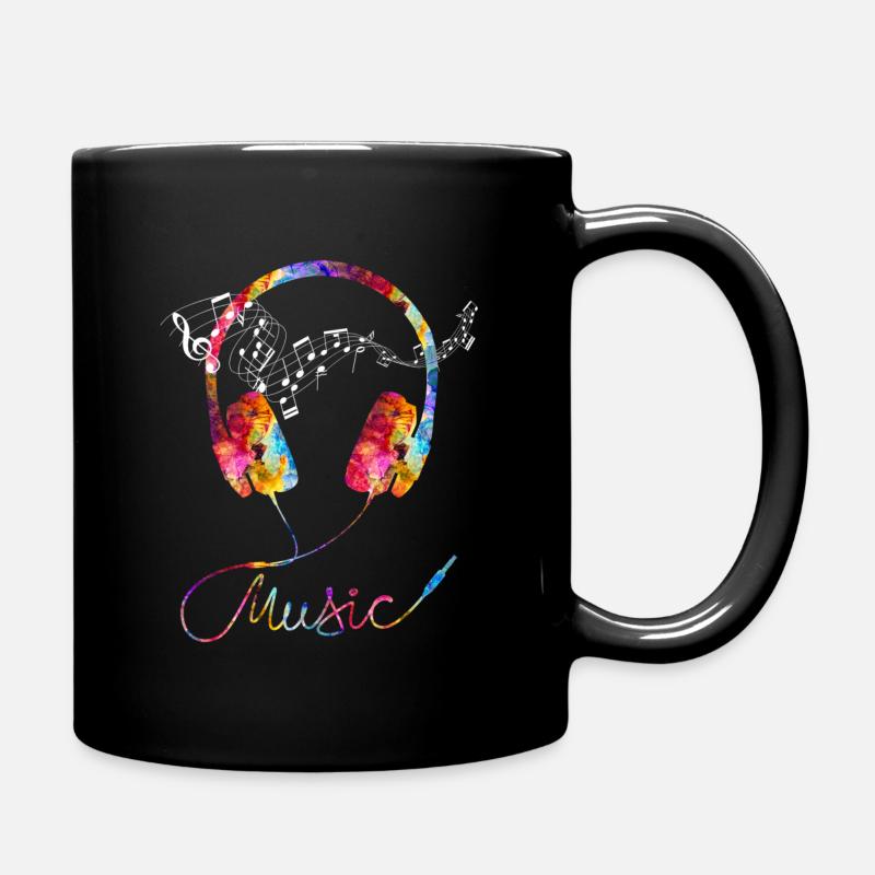 La musique - Mug uni - noir