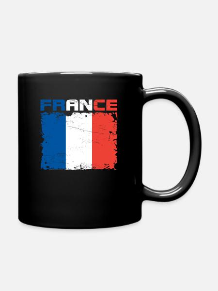 Drapeau france - Mug uni - noir