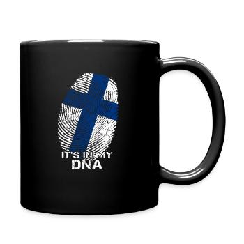 Finland is in my DNA - Full Colour Mug - black - Right