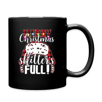 Joyeux Noël Shitter’s Full - Mug uni - noir - Droite
