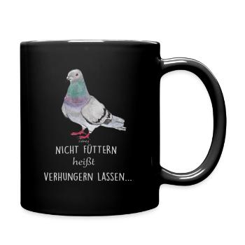 Wester Stadttaube - Full Colour Mug - black - Right