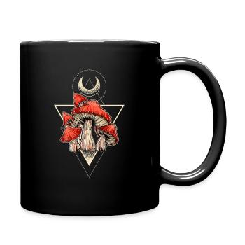 Champignons Cueillette chasseur de champignons Cueilleur de champignons - Mug uni - noir - Droite