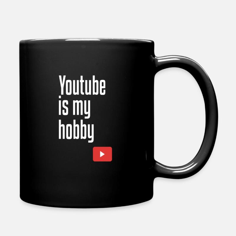 Youtube is my hobby - Mug uni - noir
