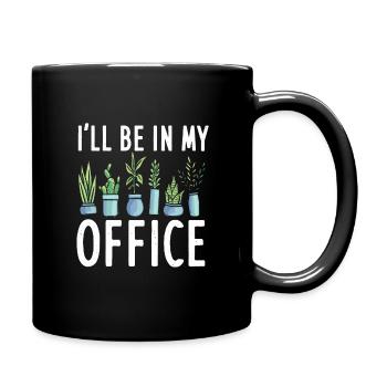 Gartenarbeit Gärtner Hobbygärtner Landschaftsbau - Tasse einfarbig - Schwarz - Rechts