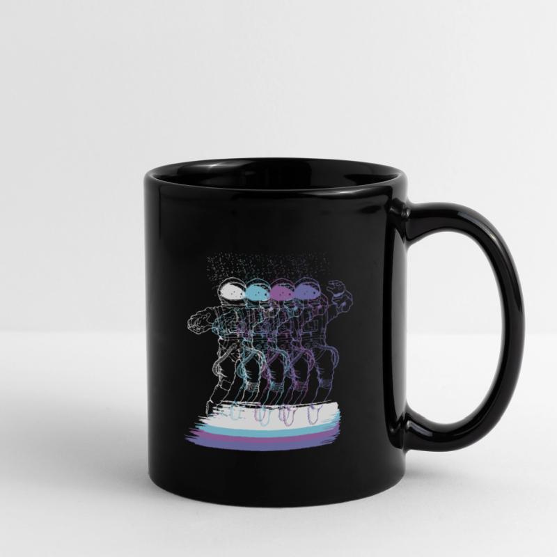 Astronaute de l’espace multiple du système solaire Mug uni