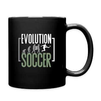 Football Evolution de Football Football Evo - Mug uni - noir - Droite