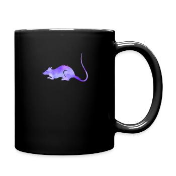 Rat Galaxy Space Milky Way Rat - Full Colour Mug - black - Right