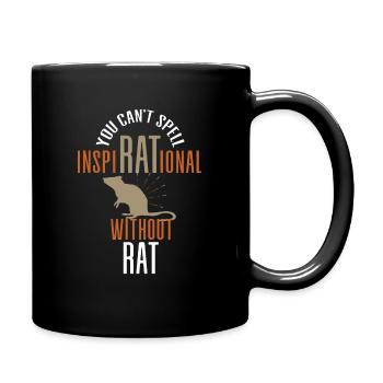 Council You can't spell InspiRATional - Full Colour Mug - black - Right