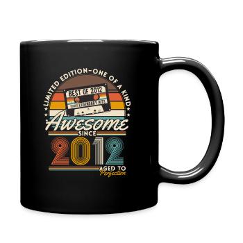Original 2012 Vintage Vintage Anniversaire Rétro - Mug uni - noir - Droite