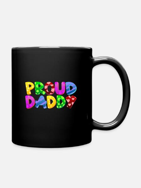 Bébé Parents Enfant Cadeau Dictons Naissance Maman Papa - Mug uni - noir
