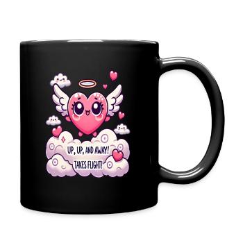 Love Gains Momentum - Full Colour Mug - black - Right