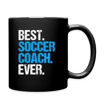 Meilleur entraîneur de football de tous les temps cadeau - Mug uni - noir - Droite