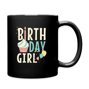 Birthday girl - Full Colour Mug - black - Right