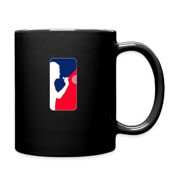 Darts blue red white streetwear - Full Colour Mug - black - Right