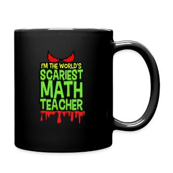 Scariest Math Teacher Mathematics Halloween effrayant - Mug uni - noir - Droite