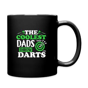 Fléchettes Fléchettes T-shirt Papa Papa Papa Bullseye - Mug uni - noir - Droite