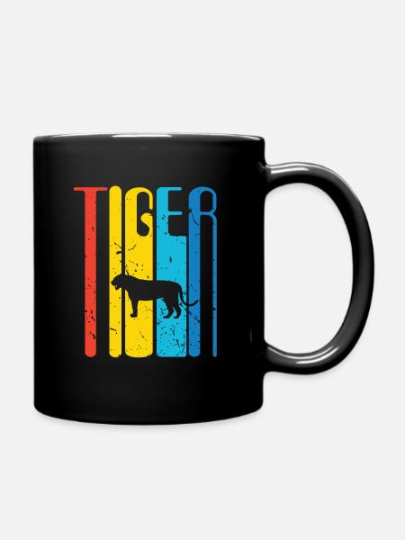 Tiger - Tasse einfarbig - Schwarz